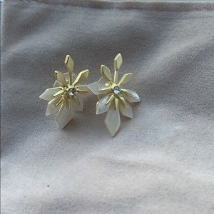 Kendra Scott mother of pearl earrings